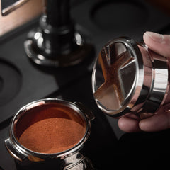 IKAPE espresso tamping and distribution accessory detail