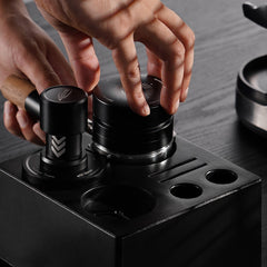 IKAPE espresso tamping and distribution accessory detail