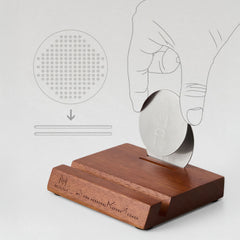 Multi-function coffee tamping station detail