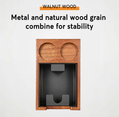 Lab-style coffee bean storage rack detail