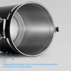Airtight coffee bean storage canister