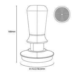 IKAPE espresso tamping and distribution accessory detail