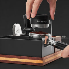 Multi-function coffee tamping station detail