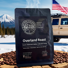 Off Hours Overland South American coffee blend bag