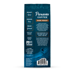 Laird Organic Peru Dark Roast Ground Coffee — Bag of specialty roast coffee from Origin Unknown with notes of Rich Flavors — image 3