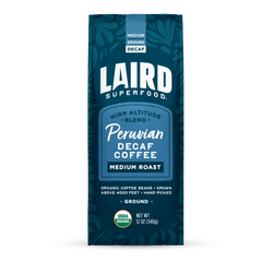Laird Organic Peru Swiss Water Decaf Ground Coffee — Bag of specialty roast coffee from Origin Unknown with notes of Rich Flavors — image 1