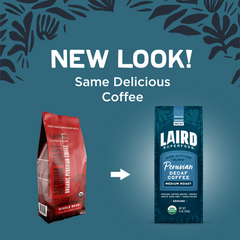 Laird Organic Peru Swiss Water Decaf Ground Coffee — Bag of specialty roast coffee from Origin Unknown with notes of Rich Flavors — image 2