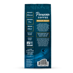 Laird Organic Peru Medium Roast Whole-Bean Coffee — Bag of specialty roast coffee from Origin Unknown with notes of Rich Flavors — image 3