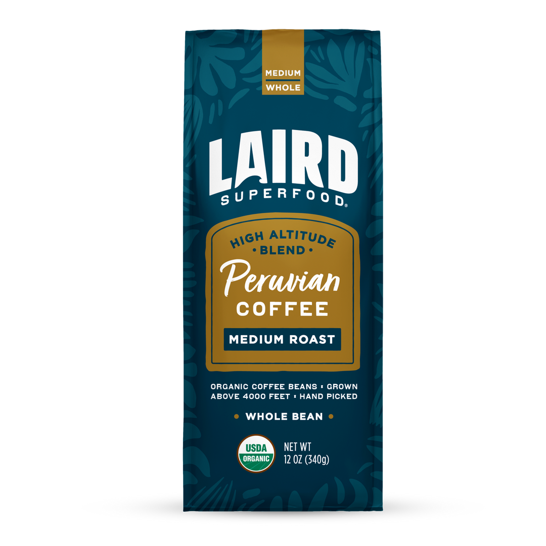 Bag of specialty roast coffee from Origin Unknown with notes of Rich Flavors