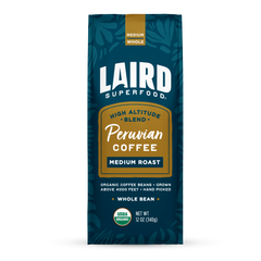 Laird Organic Peru Medium Roast Whole-Bean Coffee — Bag of specialty roast coffee from Origin Unknown with notes of Rich Flavors — image 1