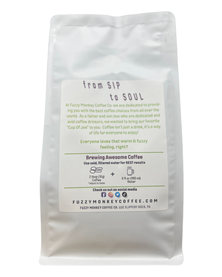 Peruvian Night Monkey - Peru - Cafe Feminino - Specialty Grade Coffee - Full City Medium Roast