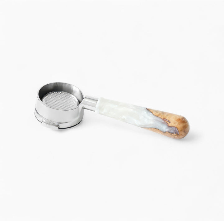 Walnut & Resin Handle Bottomless Portafilter