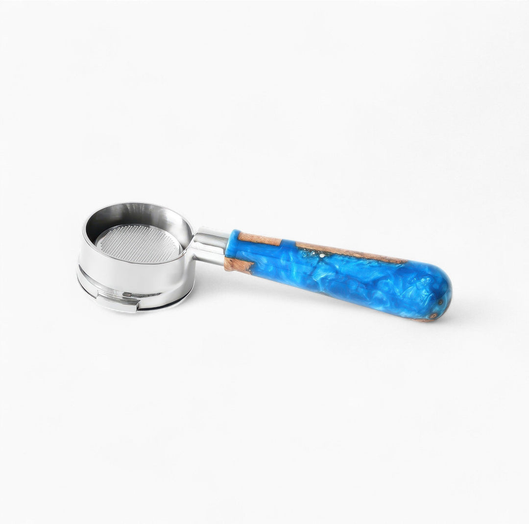 Walnut & Resin Handle Bottomless Portafilter