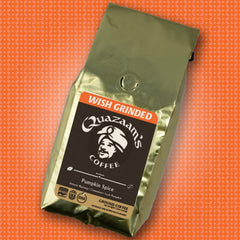 Quazaam’s Pumpkin Spice Flavored Coffee by Quazaam's Coffee™ — ground coffee package, image 1 of 2