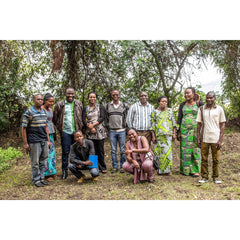 Women coffee producers and harvest behind Charlotte's DRC coffee