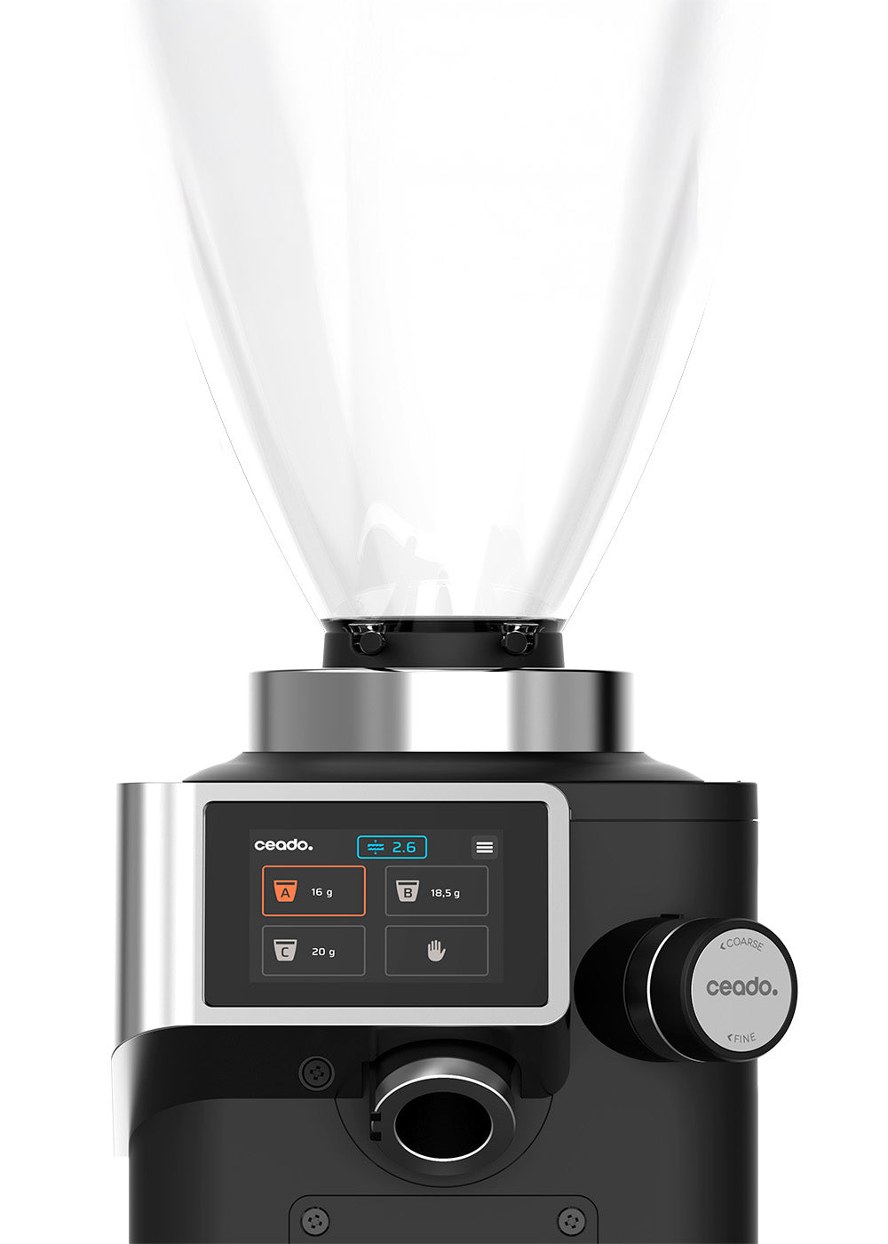 Ceado REV Steel 83mm Espresso Grinder with PFA — product view 9