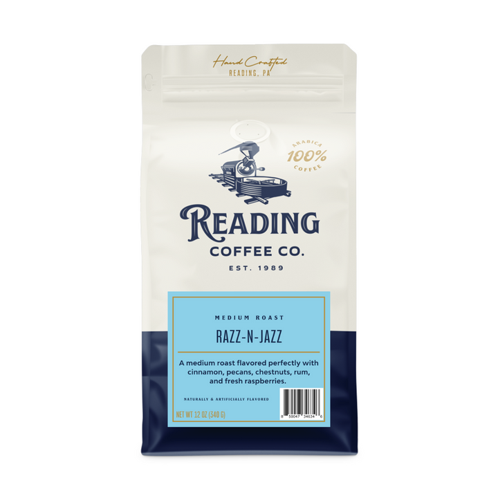 Bag of medium roast coffee from Origin Unknown with notes of Rich Flavors