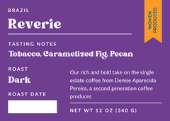 East View Reverie Brazil coffee retail packaging