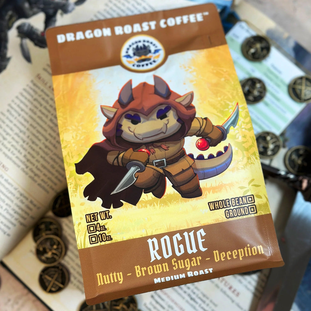 Bag of specialty roast coffee from Origin Unknown with notes of Rich Flavors