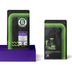 Boonton Nick's Ruff Morning coffee bag — alternate product mockup
