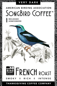 SongBird French Roast Bird Friendly Coffee coffee bag front
