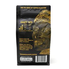 Rwanda Isimbi bag back with illustrated artwork and barcode