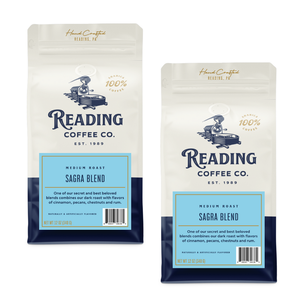 Bag of dark roast coffee from Blend with notes of Rich Flavors