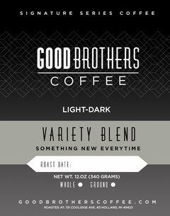 Good Brothers Variety Blend Coffee by Good Brothers Coffee LLC. — coffee package, image 1 of 3