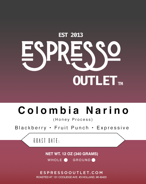 Colombia Narino Honey Espresso Outlet