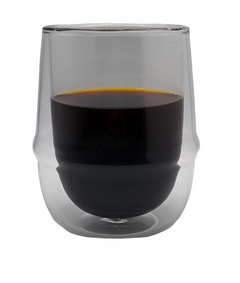 Double Wall Floating Coffee Glass For Coffee Tall 250ML Xbloom Glass Cup showing control screen