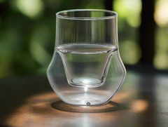 Espresso Cup Double Wall Glass 150ML (1 Cup) + (2 Cup) Options showing control screen
