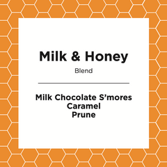 Feast Milk & Honey Medium-Dark Blend coffee package