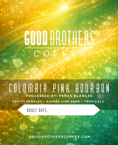 Peñas Blancas Pink Bourbon Coffee — coffee bag front