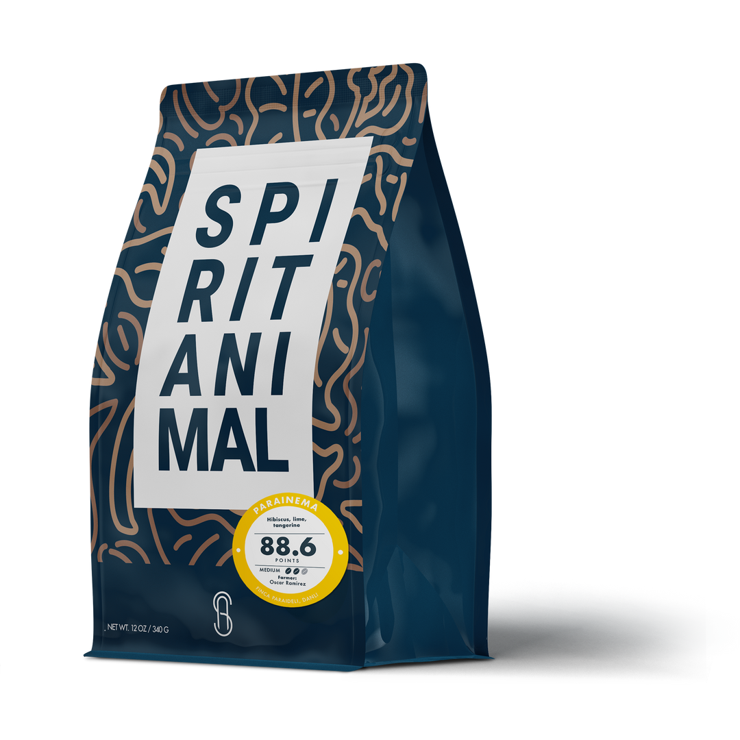 Bag of specialty roast coffee from Origin Unknown with notes of Floral