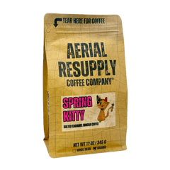 Aerial Resupply Spring Kitty salted-caramel-mocha coffee bag