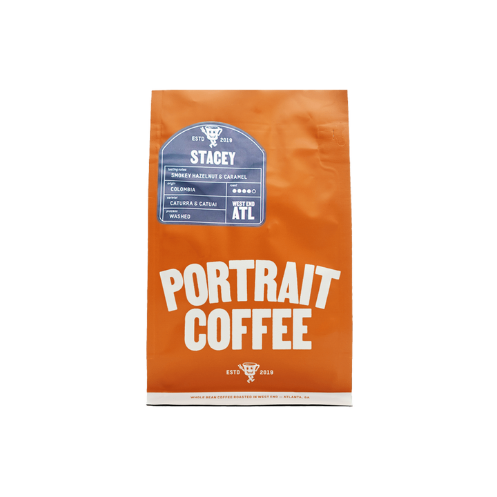 Bag of dark roast coffee from Colombia, Nariño with notes of Rich Flavors
