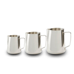 LUCCA Frothing Pitcher showing steam wand