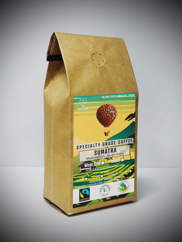 Fairtrade® Sumatra - Medium/Dark Roast