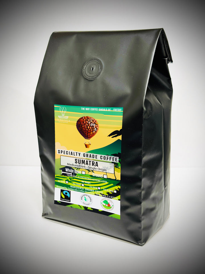 Fairtrade® Sumatra - Medium/Dark Roast