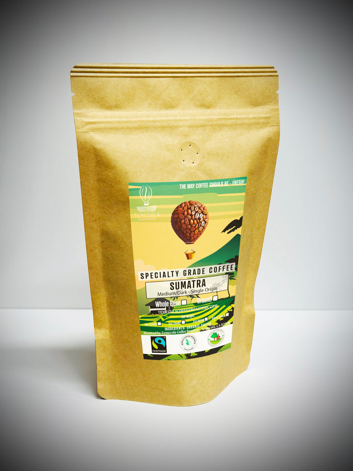 Fairtrade® Sumatra - Medium/Dark Roast