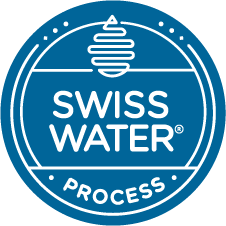 Swiss Water Process decaf logo for Bendix Peru coffee