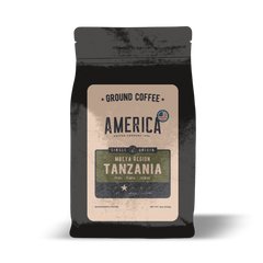 America Coffee Co. Tanzania Mbeya Coffee ground-coffee package