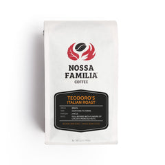 Teodoro’s Italian Roast by Nossa Familia Coffee — coffee package, image 1 of 8