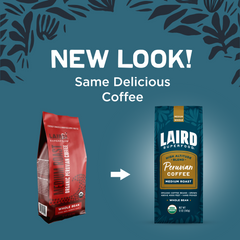 Laird Organic Peru Medium Roast Whole-Bean Coffee — Bag of specialty roast coffee from Origin Unknown with notes of Rich Flavors — image 2