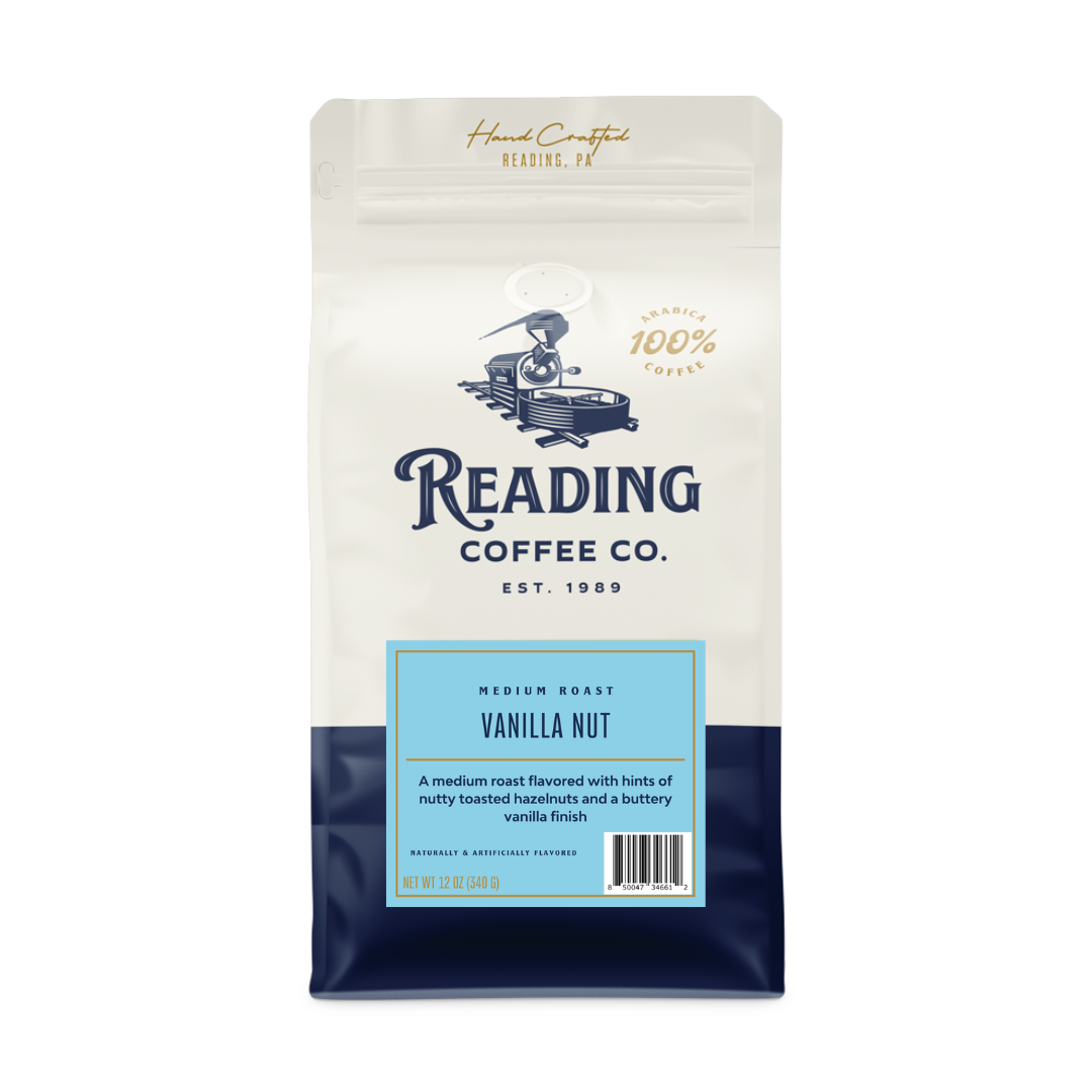 Bag of medium roast coffee from Origin Unknown with notes of Rich Flavors