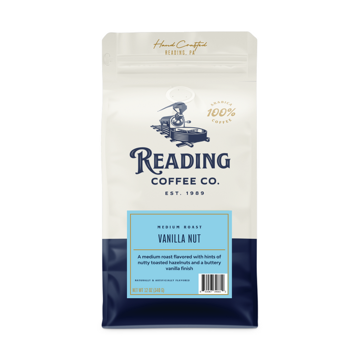 Bag of medium roast coffee from Origin Unknown with notes of Rich Flavors