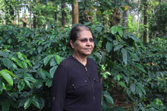 Varshini's India coffee producer portrait