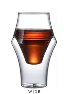 Double Wall Floating Coffee Glasses Individual or Set Options