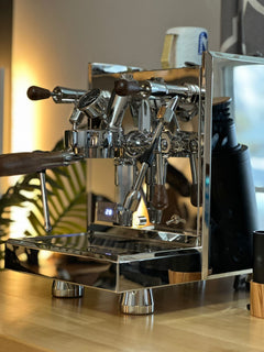 Turin Gallatin espresso machine — finish and construction detail 6