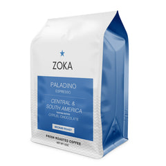 Zoka Espresso Paladino Coffee — coffee bag front